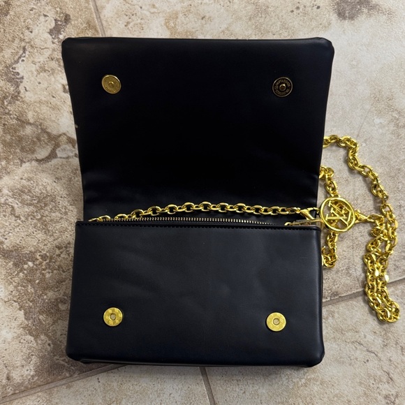 Perfect condition Black Clutch with Gold Chain - Picture 2 of 4